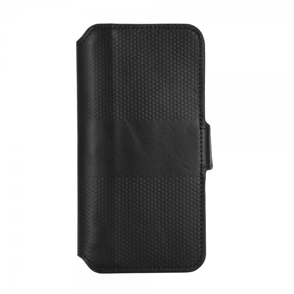 Krusell iPhone 14 Cover Leather PhoneWallet Sort
