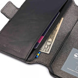 Krusell iPhone 14 Cover Leather PhoneWallet Sort