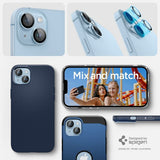 Spigen iPhone 14/iPhone 14 Plus Kamerabeskyttelse GLAS.tR EZ Fit Optik Pro Blå 2-pak