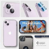 Spigen iPhone 14/iPhone 14 Plus Kamerabeskyttelse GLAS.tR EZ Fit Optik Pro Lilla 2-pak