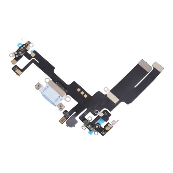 iPhone 14 Opladningsport med Flexkabel Original - Blå