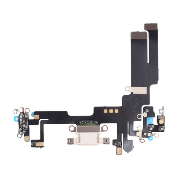 iPhone 14 Opladningsstik med Flexkabel Original - Hvid
