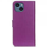 iPhone 14 Plus Cover Litchi Lilla