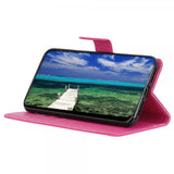 iPhone 14 Plus Cover Litchi Magenta