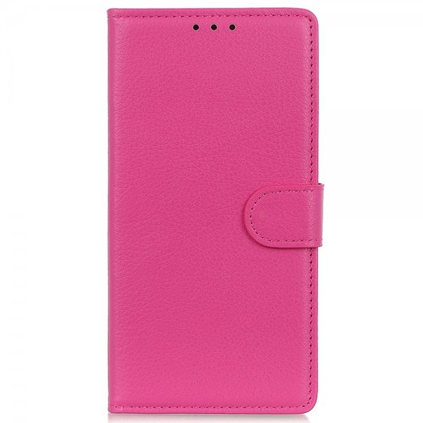 iPhone 14 Plus Cover Litchi Magenta