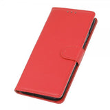 iPhone 14 Plus Cover Litchi Rød