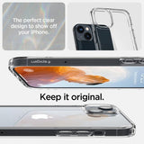 Spigen iPhone 14 Plus Cover Crystal Hybrid Crystal Clear