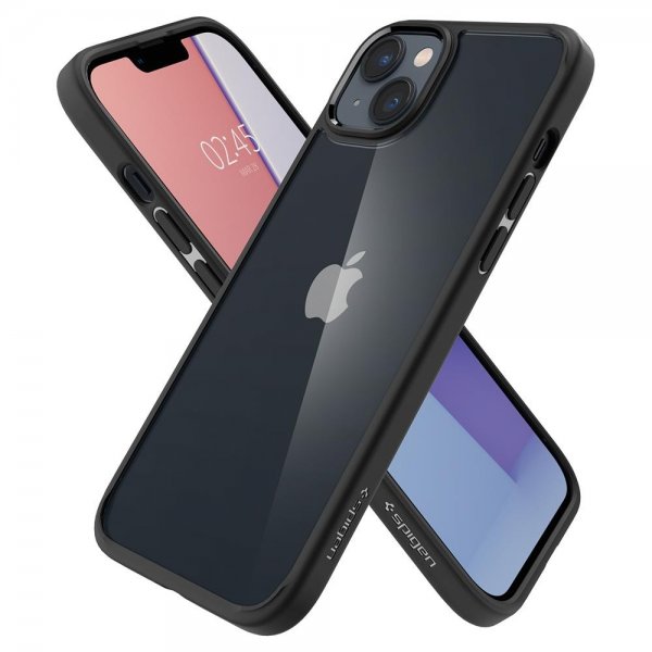 Spigen iPhone 14 Plus Cover Crystal Hybrid Matte Black