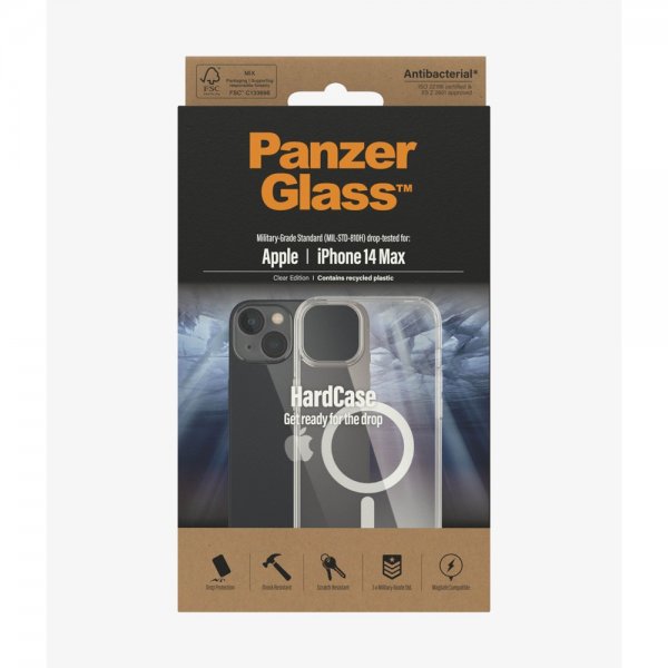 PanzerGlass iPhone 14 Plus Cover HardCase MagSafe Transparent