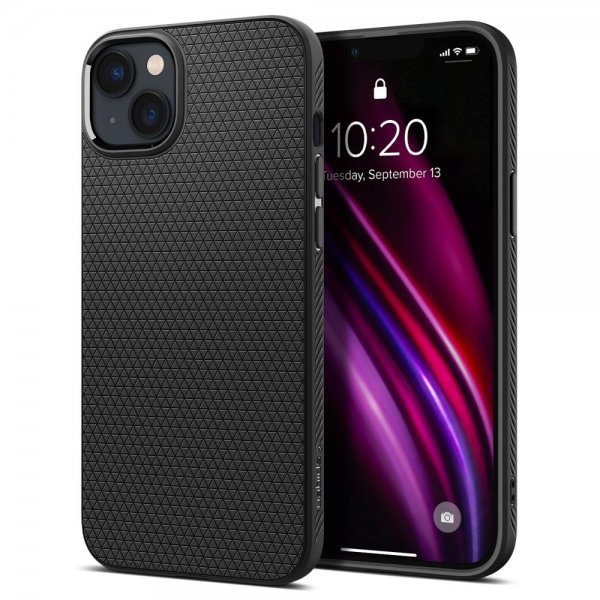 Spigen iPhone 14 Plus Cover Liquid Air Matte Black