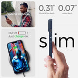 Spigen iPhone 14 Plus Cover Liquid Air Navy Blue