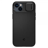 Spigen iPhone 14 Plus Cover Optik Armor MagFit Sort