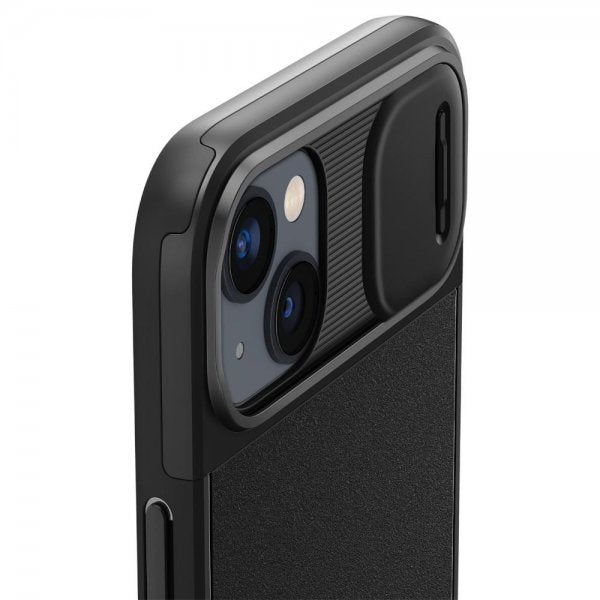 Spigen iPhone 14 Plus Cover Optik Armor MagFit Sort