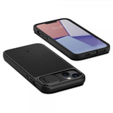 Spigen iPhone 14 Plus Cover Optik Armor MagFit Sort