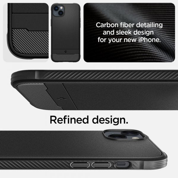 Spigen iPhone 14 Plus Cover Rugged Armor MagFit Mat Sort