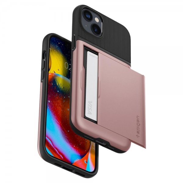 Spigen iPhone 14 Plus Cover Slim Armor CS Rose Gold