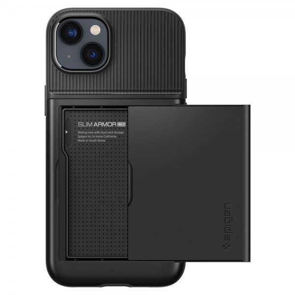 Spigen iPhone 14 Plus Cover Slim Armor CS Sort