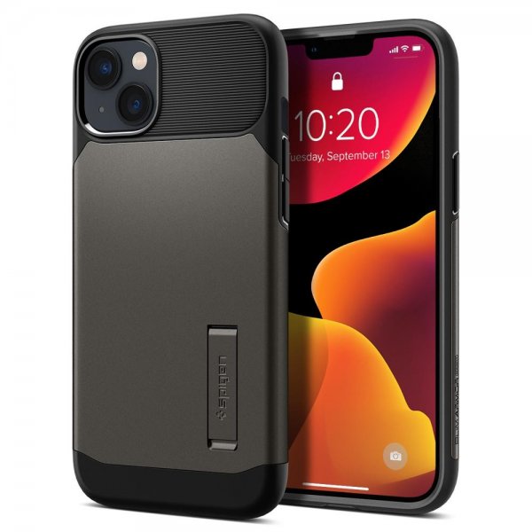 Spigen iPhone 14 Plus Cover Slim Armor MagFit Gunmetal