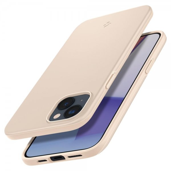 Spigen iPhone 14 Plus Cover Thin Fit Sand Beige