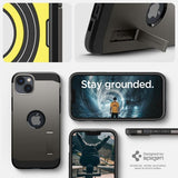 Spigen iPhone 14 Plus Cover Tough Armor MagFit Gunmetal