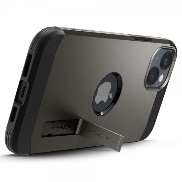 Spigen iPhone 14 Plus Cover Tough Armor MagFit Gunmetal