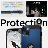 Spigen iPhone 14 Plus Cover Tough Armor MagFit Navy Blue