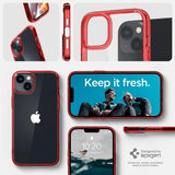 Spigen iPhone 14 Plus Cover Ultra Hybrid Red Crystal