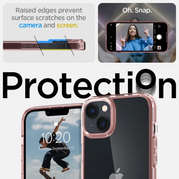 Spigen iPhone 14 Plus Cover Ultra Hybrid Rose Crystal