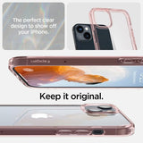 Spigen iPhone 14 Plus Cover Ultra Hybrid Rose Crystal