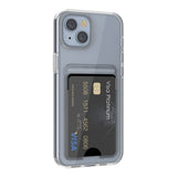 Rvelon iPhone 14 Cover Kortholder Transparent