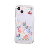 iPhone 14 Cover Motiv Retro Blomster