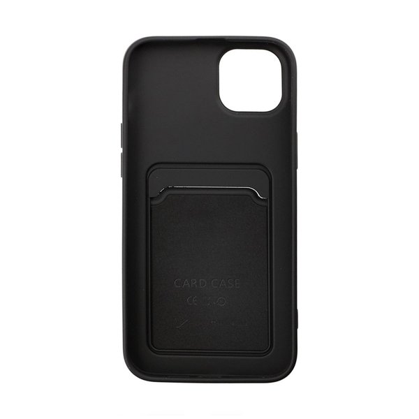 iPhone 14 Cover Kortholder Sort