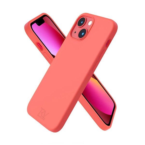 Rvelon iPhone 14 Cover Silikone Rosa