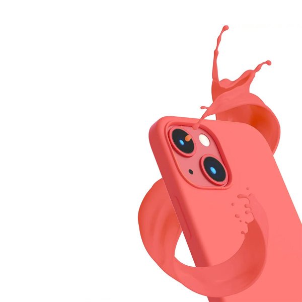 Rvelon iPhone 14 Cover Silikone Rosa