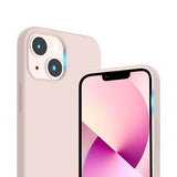 Rvelon iPhone 14 Cover Silikone Sandfarvet