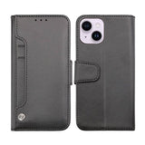 Rvelon iPhone 14 Cover Udklappeligt Kortrum Sort