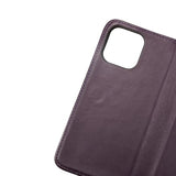 Rvelon iPhone 14 Cover Ægte læder Kortlomme Lilla