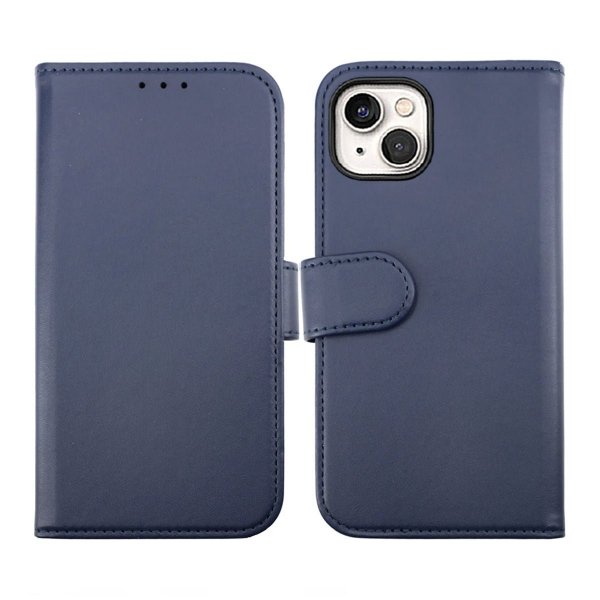 Rvelon iPhone 14 Cover Magnetisk Aftageligt Etui Blå