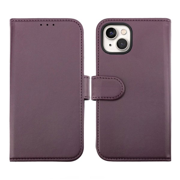 Rvelon iPhone 14 Cover Magnetisk Aftageligt Etui Lilla