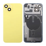 iPhone 14 Plus Bagside Glas Komplet - Gul