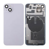 iPhone 14 Plus Bagside Glas Komplet - Lilla