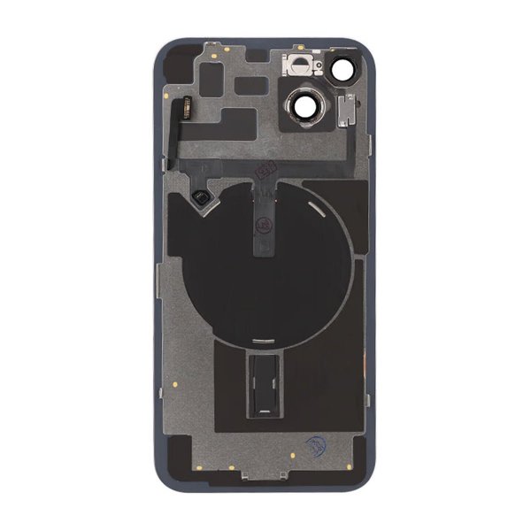 iPhone 14 Plus Bagside Glas Komplet OEM - Rød