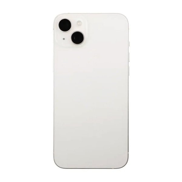 iPhone 14 Plus Bagside med Komplet Ramme - Hvid