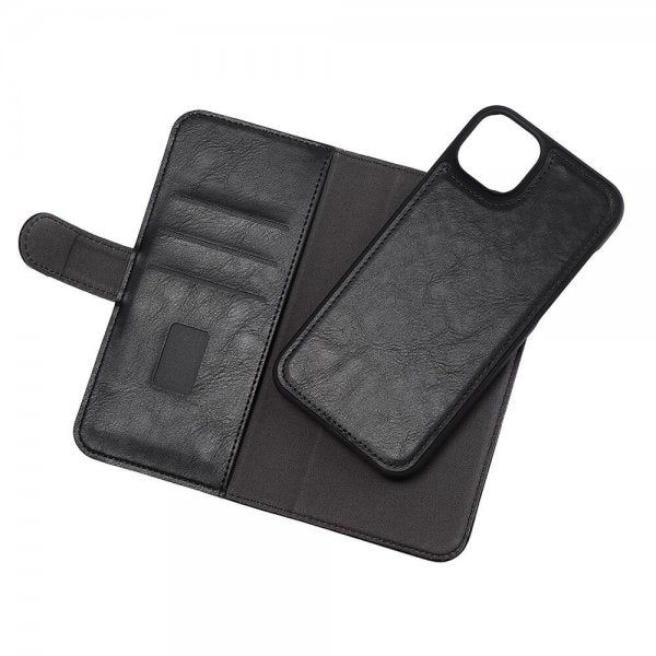 Gear iPhone 14 Plus Cover 2-i-1 Aftageligt med 3 Kortrum Sort