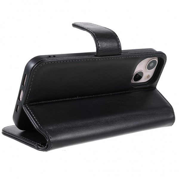 Nordic Covers iPhone 14 Plus Cover Essential Leather Raven Black