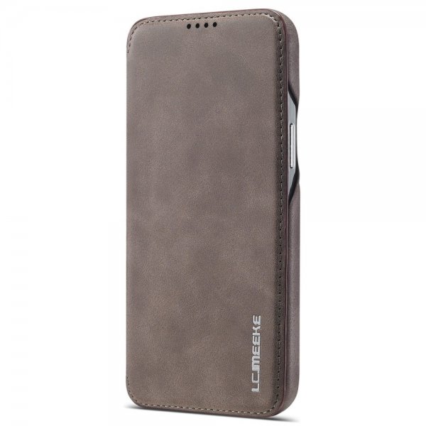 Lc.Imeeke iPhone 14 Plus Flipcover Mørkebrun