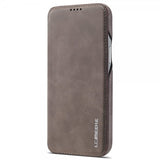 Lc.Imeeke iPhone 14 Plus Flipcover Mørkebrun