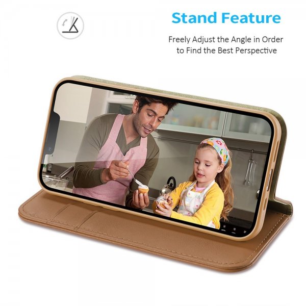 Dux Ducis iPhone 14 Plus Cover Hivo Series Brun