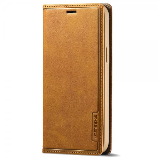 Lc.Imeeke iPhone 14 Plus Cover Kortlomme Udvendig Brun