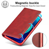 Lc.Imeeke iPhone 14 Plus Cover Kortlomme Yderside Rød